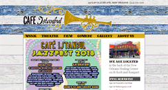 Desktop Screenshot of cafeistanbulnola.com